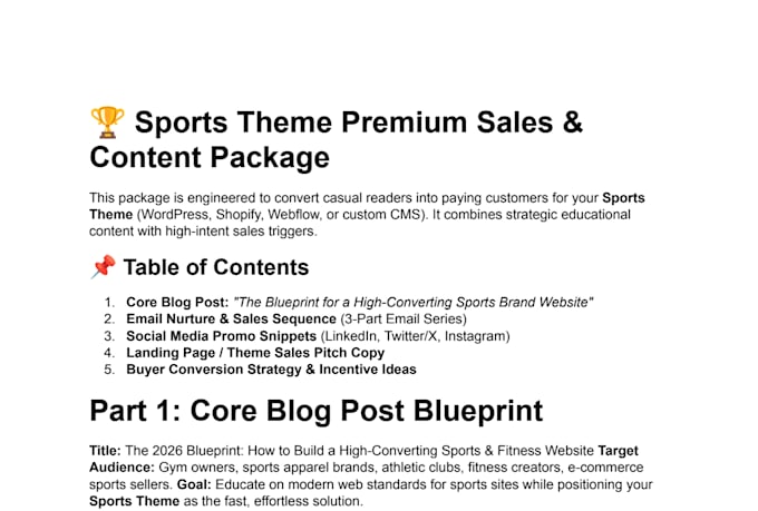 create persuasive website copy and blog posts that captivate
